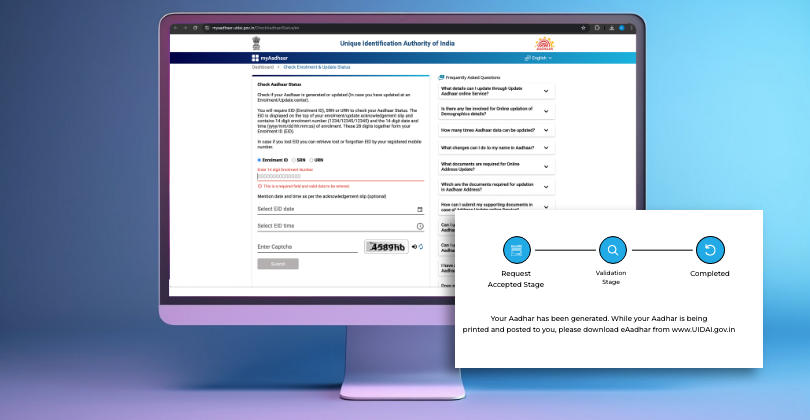 How To Check Aadhar Card Status Online And Offline