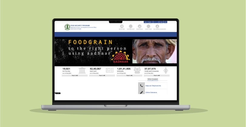 Punjab Ration Card - Check Online Status & Details